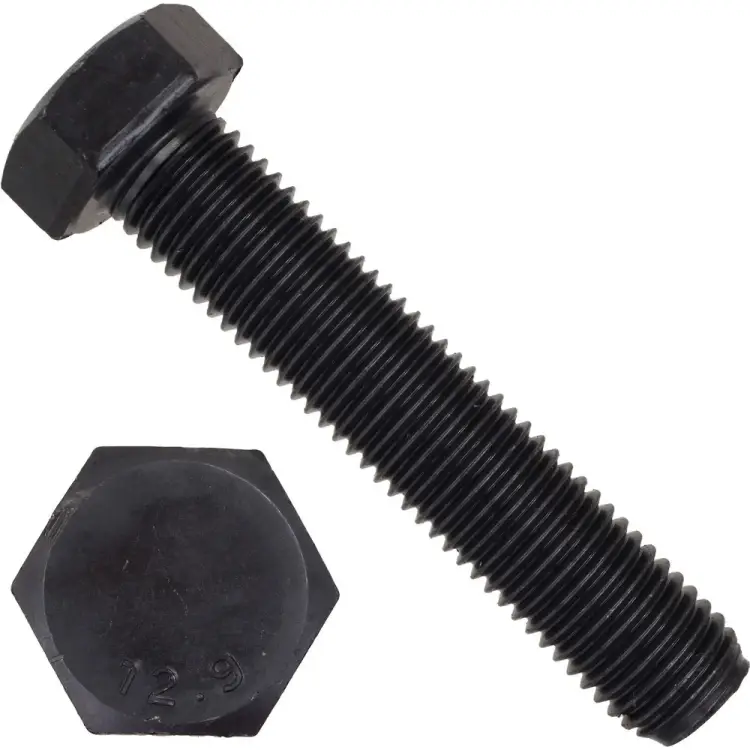 Высокопрочный оксидированный болт Reyher М12х25 DIN933 100 шт. 66285