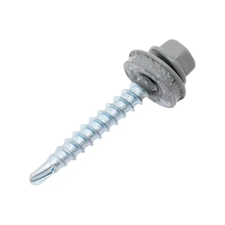 Кровельный саморез-сверло Daxmer 4,8x35 мм, RAL 7005, 250 шт. 00000303940