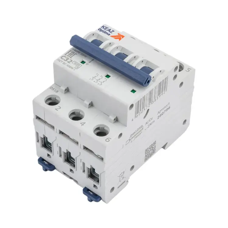 Модульный автоматический выключатель КЭАЗ OptiDin BM63-3C32-УХЛ3 260796