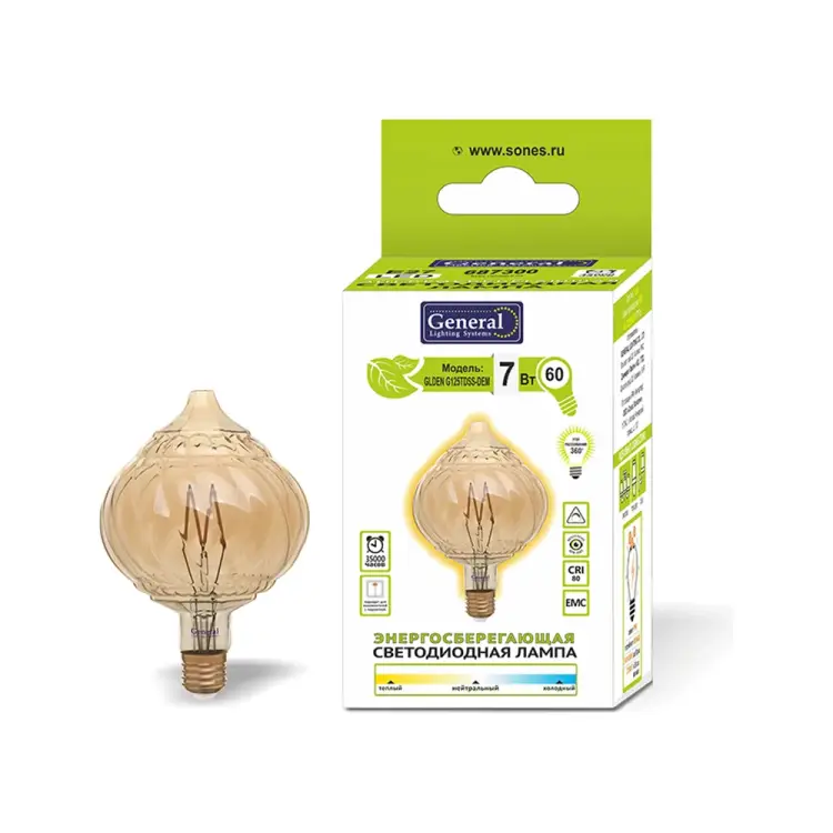 Диммируемая светодиодная лампа General Lighting Systems FIL 687300