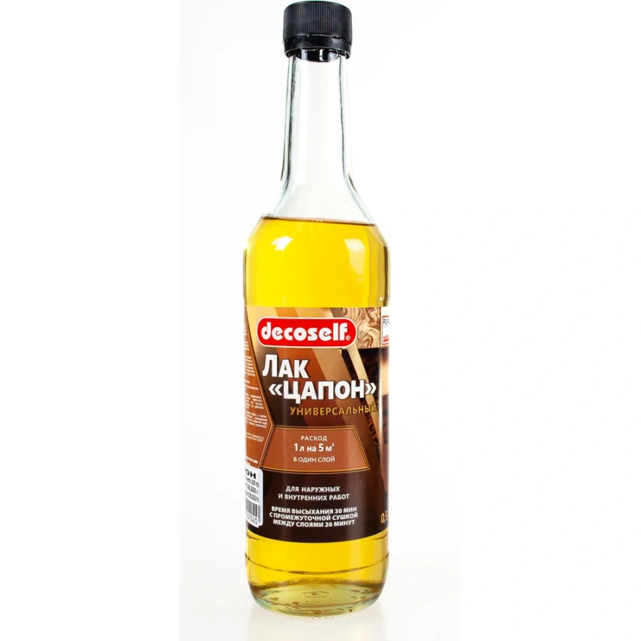 Лак для наружных и внутренних работ Pufas Цапон Decoself тов-200123