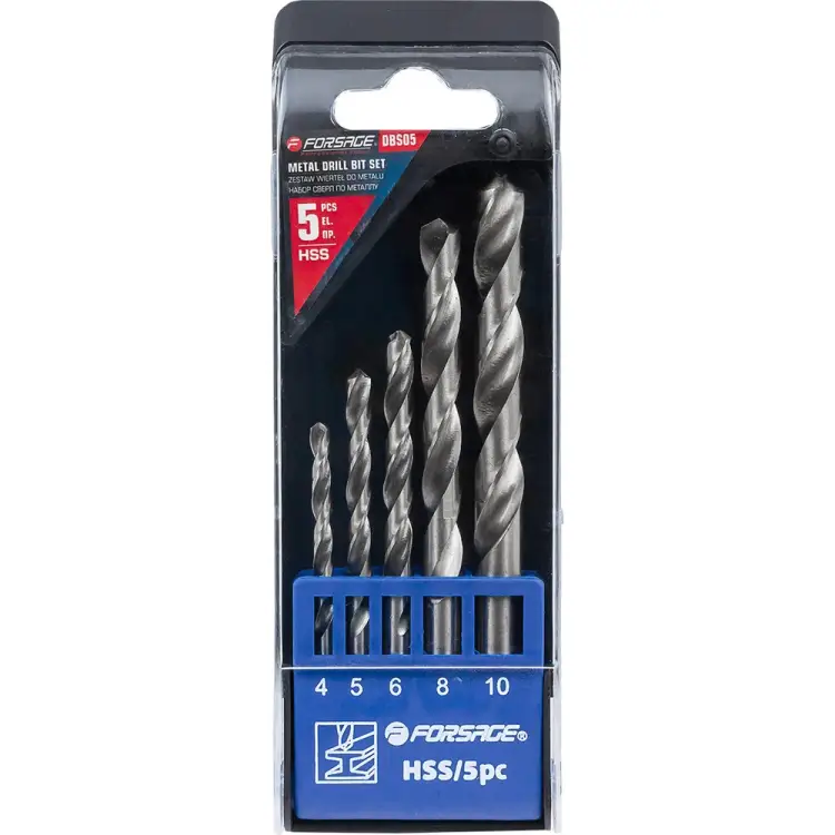 Набор сверл по металлу Forsage 19779 F-DBS05