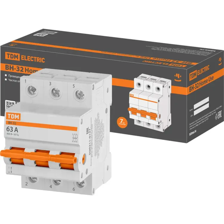 Выключатель нагрузки (мини-рубильник) TDM ELECTRIC ВН-32 Home Use SQ0211-0127