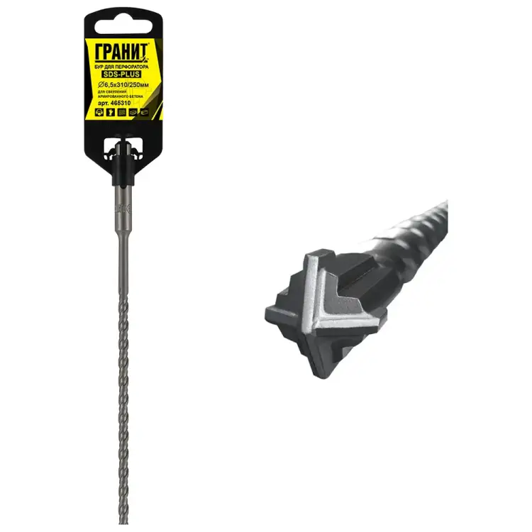Бур sds-plus Гранит Quadro-X 465310