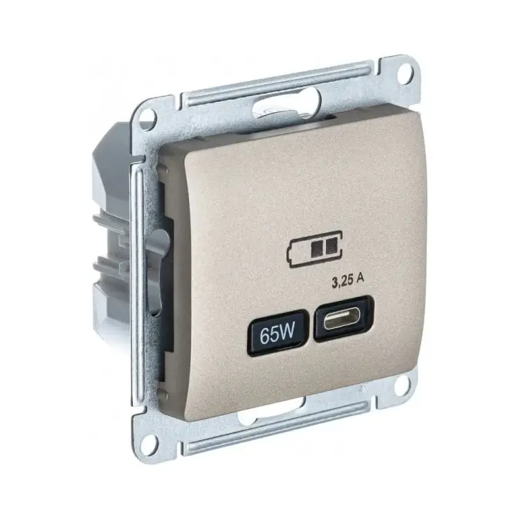 Розетка Systeme Electric USB GLOSSA GSL000427