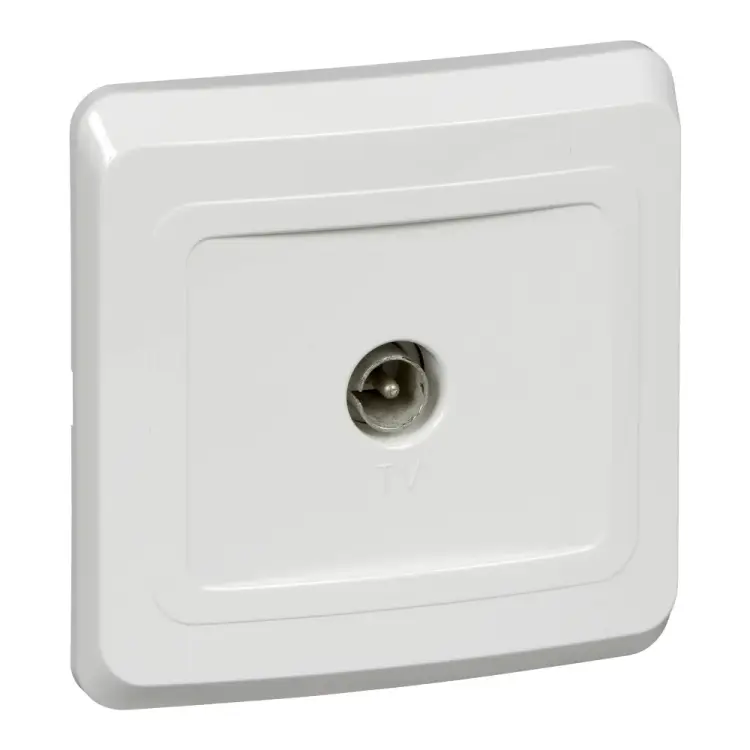 Оконечная одноместная розетка TV Systeme Electric Этюд TVC-002B