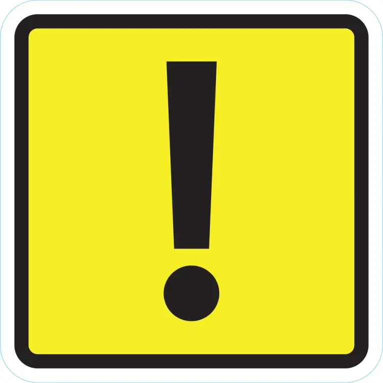 Наклейка на автомобиль Golden Snail ПДД РФ, 15х15 см GS6021160