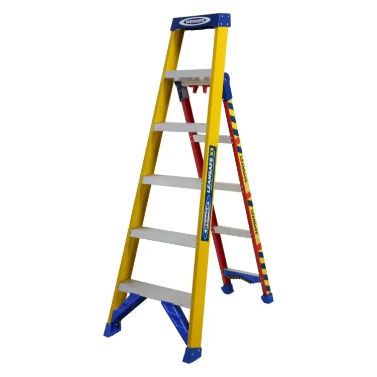 Универсальная стеклопластиковая стремянка Zarges Leansafe X3 ступени 2x5 48926