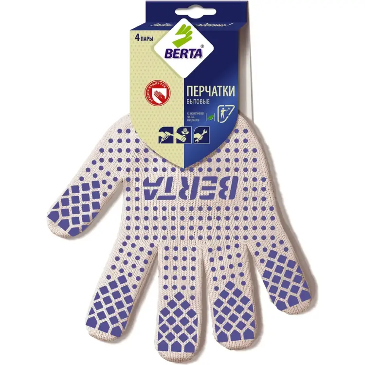 Бытовые перчатки х/б БЕРТА 101