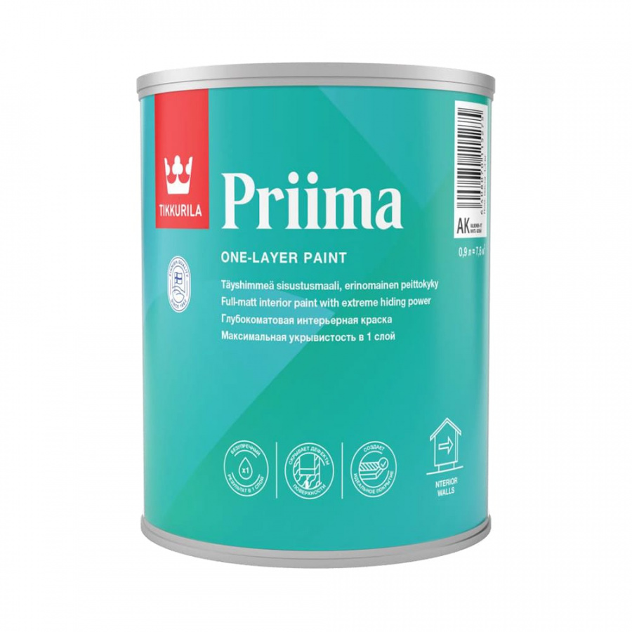 Интерьерная краска Tikkurila Priima