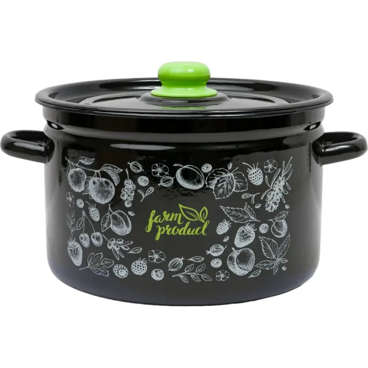 Цилиндрическая эмалированная кастрюля appetite Berry 1с18с Berry Цилиндрическая эмалированная кастрюля appetite Berry 1с18с Berry