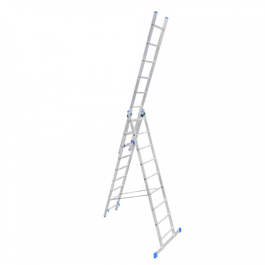 Трехсекционная алюминиевая лестница LadderBel LS309