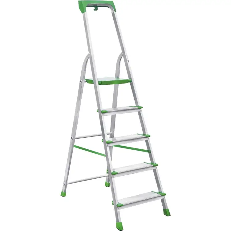 Алюминиевая стремянка с органайзером Новая Высота 2118105 Алюминиевая стремянка с органайзером Новая Высота 2118105