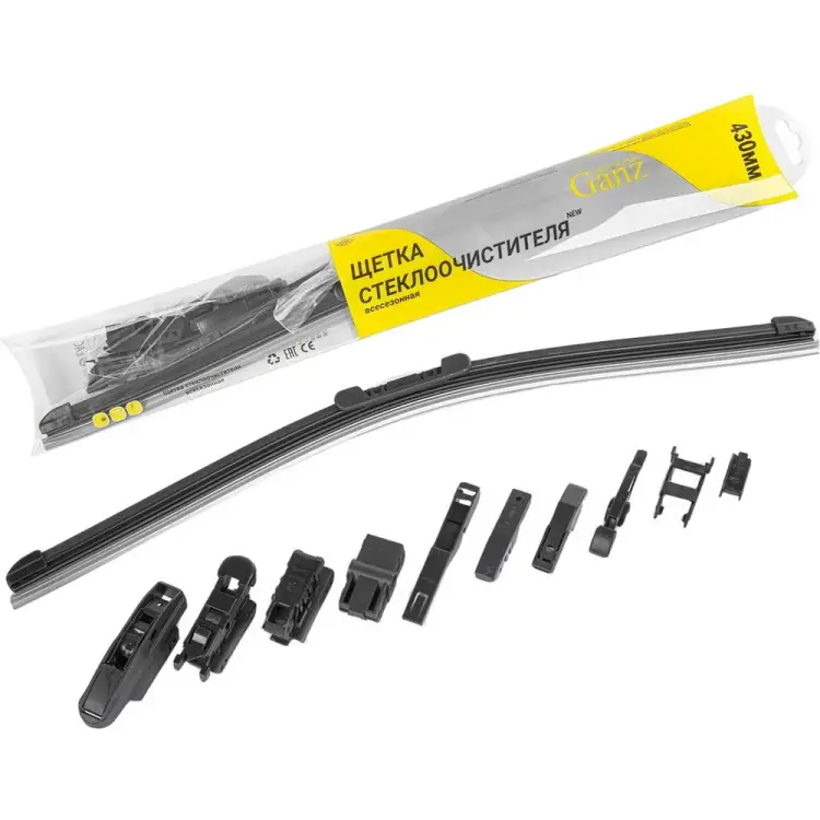 Бескаркасная щетка стеклоочистителя Ganz GIS01030