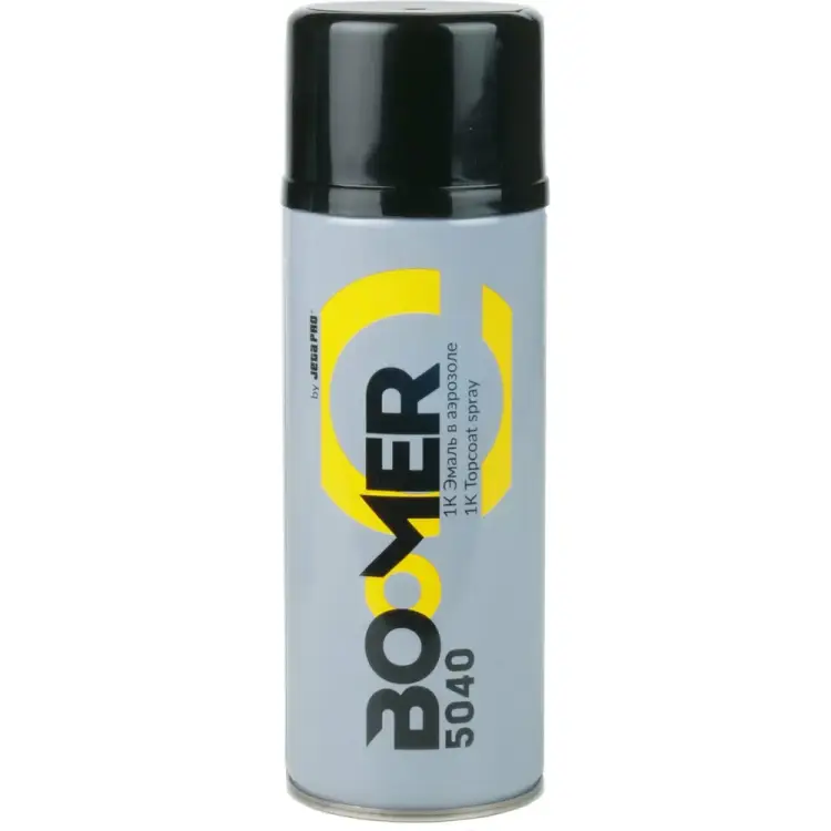 Аэрозольная краска BOOMER 1К 5040 black gloss Аэрозольная краска BOOMER 1К 5040 black gloss