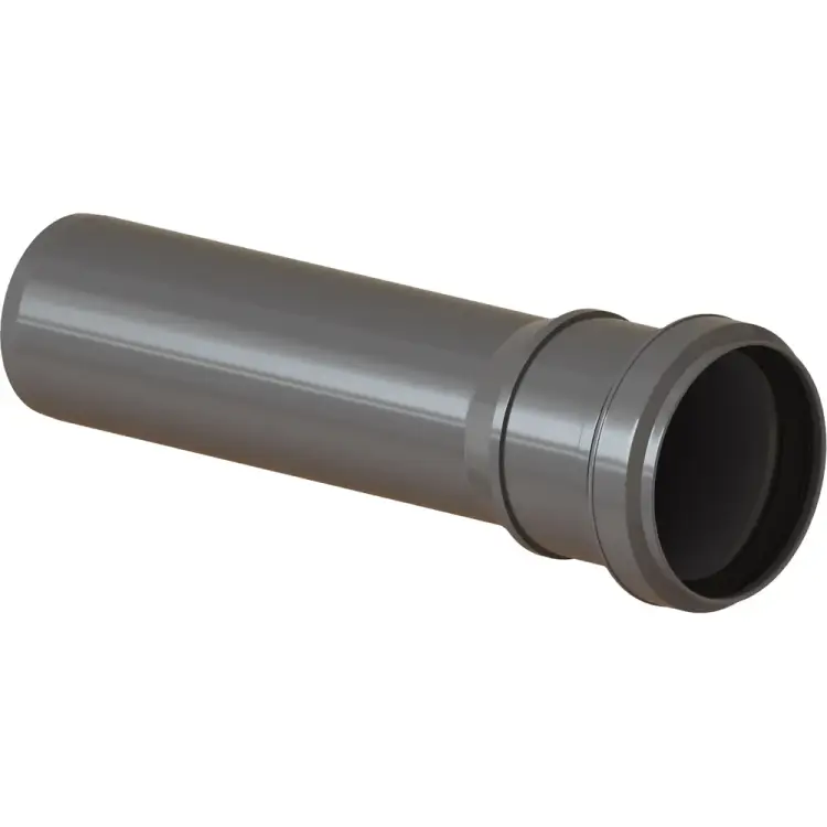 Патрубок EVER PLAST 50 мм, 0.15 м, ПП, толщина 1.8 мм 554805