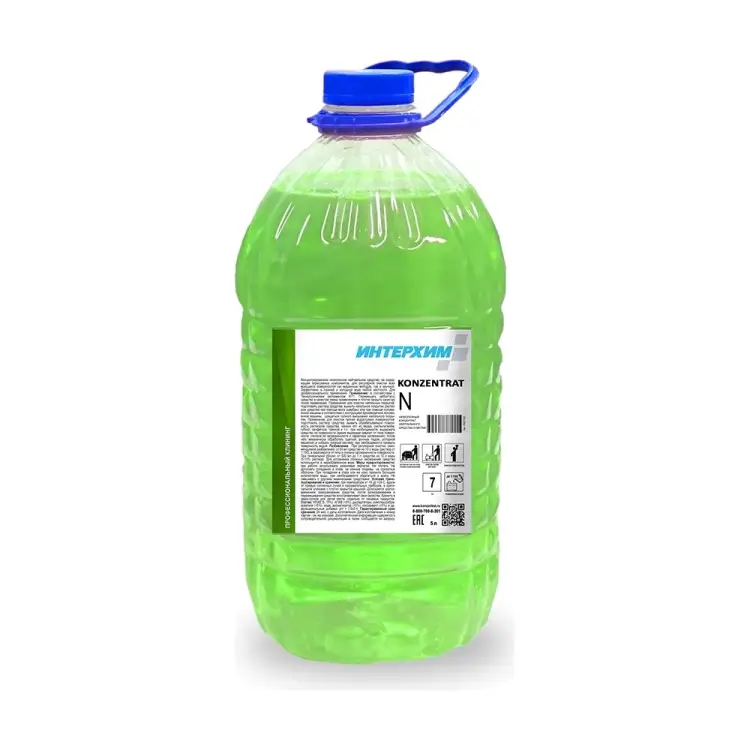 Низкопенный концентрат нейтрального средства очистки ИНТЕРХИМ 5 л kn01155