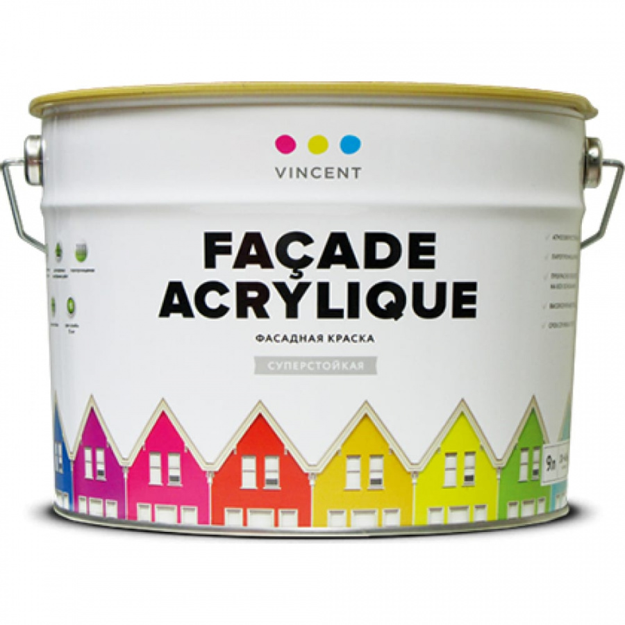Фасадная краска Vincent FACADE ACRYLIQUE F 2