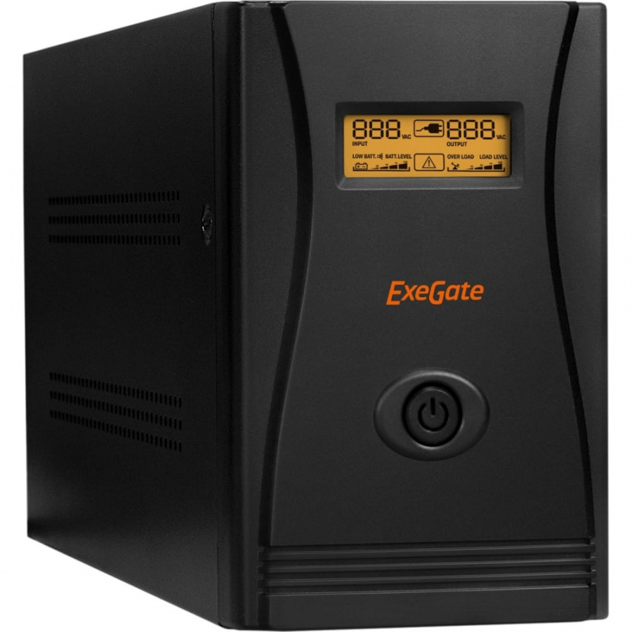 Источник бесперебойного питания ExeGate SpecialPro.Smart.LLB-1500.LCD.AVR.C13.RJ.USB.1500VA/950W