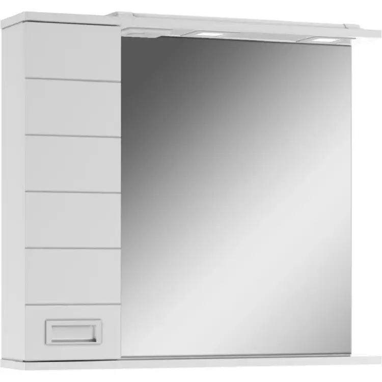 Левый шкаф-зеркало Домино Cube 75 DC5008HZ