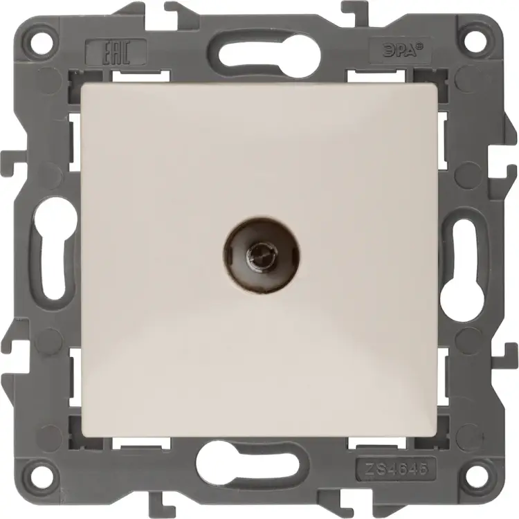 Одиночная TV розетка ЭРА 14-3101-02 Elegance Б0034291