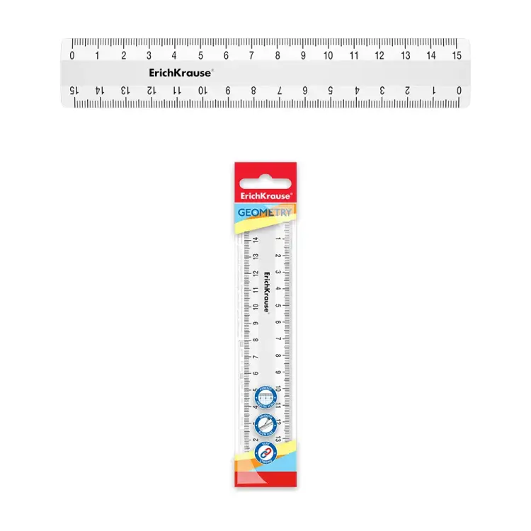 Пластиковая линейка ErichKrause Classic 53871