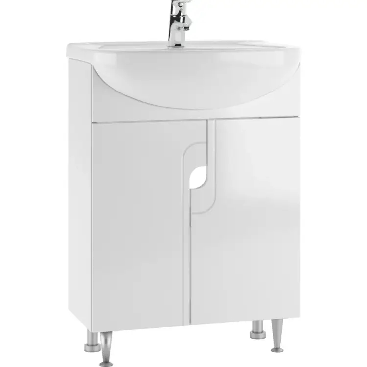 Тумба под умывальник Айсберг Уют 60 Лилия DA2003T