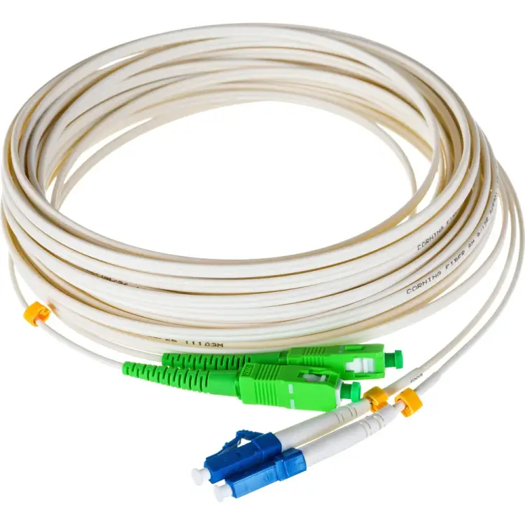 Дуплексный оптический патч-корд TopLan DPC-TOP-657A1-LC/U-SC/A-10 Дуплексный оптический патч-корд TopLan DPC-TOP-657A1-LC/U-SC/A-10