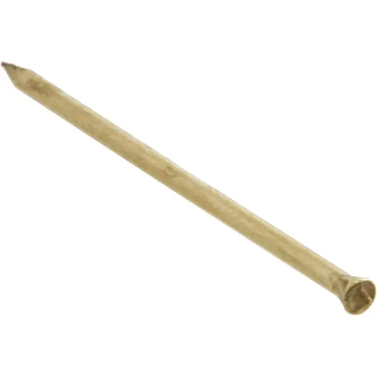 Латунированные закаленные финишные гвозди Стройбат 1,4x35 100 шт 307020