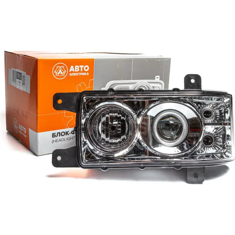 Левая блок-фара КАМАЗ-6520/6511/4308 АВТОЭЛЕКТРИКА 09.2106
