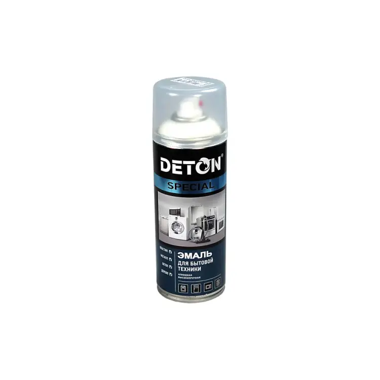 Аэрозольная эмаль для бытовой техники Deton SPECIAL DTN-A07299 Аэрозольная эмаль для бытовой техники Deton SPECIAL DTN-A07299
