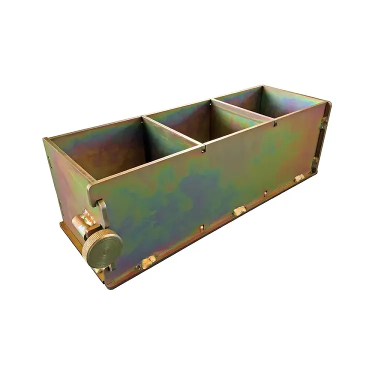 Оцинкованная трехгнездовая кубическая форма TeaM 3ФК-100/4 3ФК1004Ц