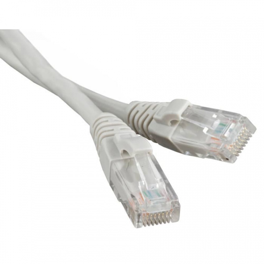 Реверсивный патч-корд Hyperline PC-LPM-UTP-RJ45-REV-RJ45-C5e-5M-LSZH-GY