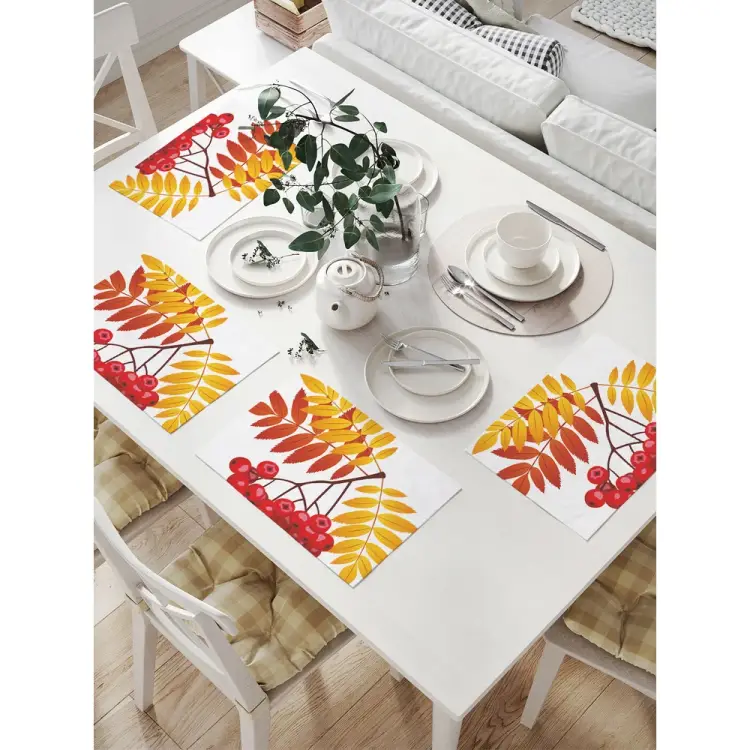 Комплект тканевых салфеток для сервировки стола JOYARTY np_38414