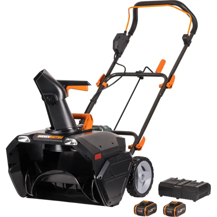 Аккумуляторный бесщеточный снегоуборщик WORX WG471E