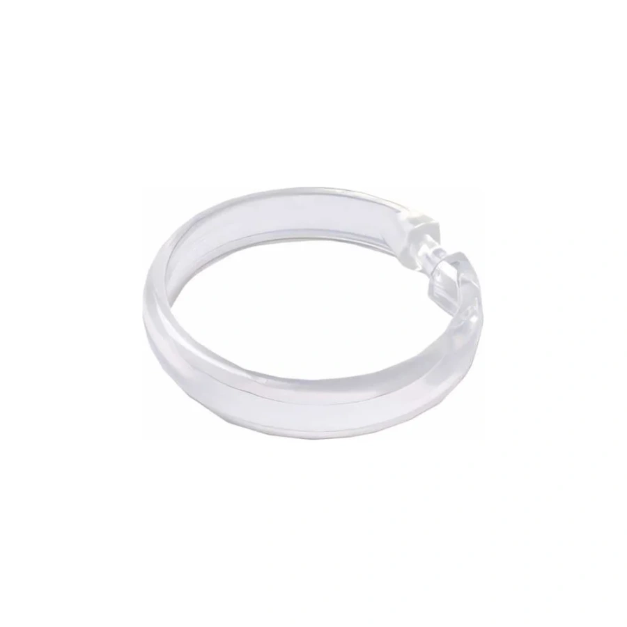 Набор колец для шторы в ванную комнату IDDIS Transparent RID010P