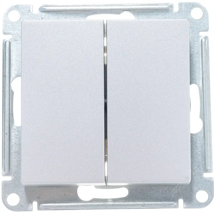 Двухклавишный выключатель Systeme Electric ATLASDESIGN ATN000351