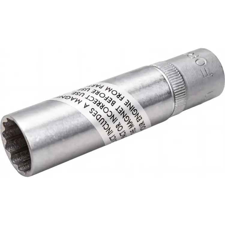 Магнитная тонкостенная свечная головка FORCE 807314MTH