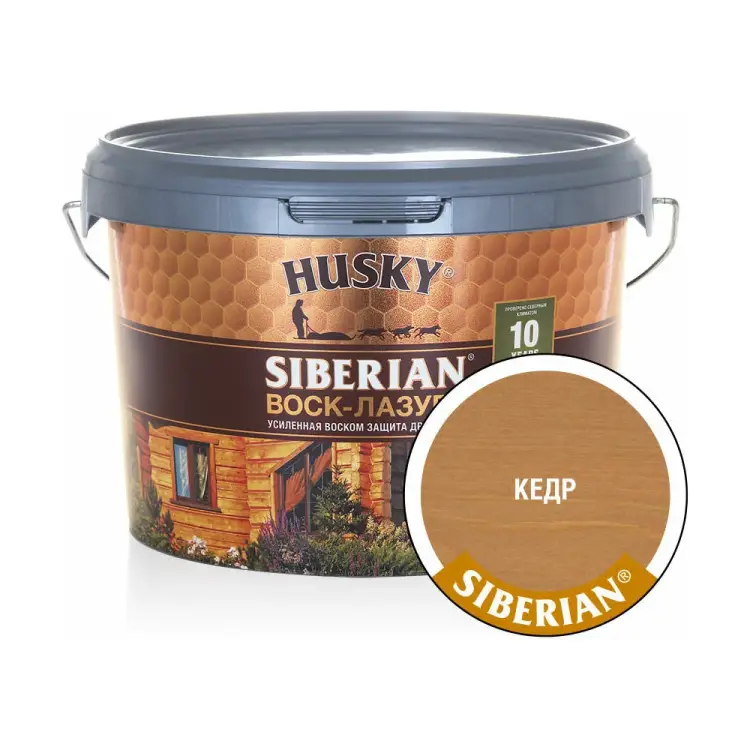 Воск-лазурь HUSKY SIBERIAN 30000