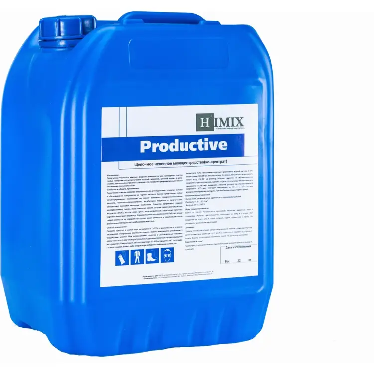 Щелочное низкопенное средство для очистки и обезжиривания металлических поверхностей Himix PRODUCTIVE ПХ0721