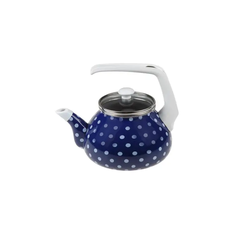 Эмалированный чайник PERFECTO LINEA Горошек 52-600922 Эмалированный чайник PERFECTO LINEA Горошек 52-600922