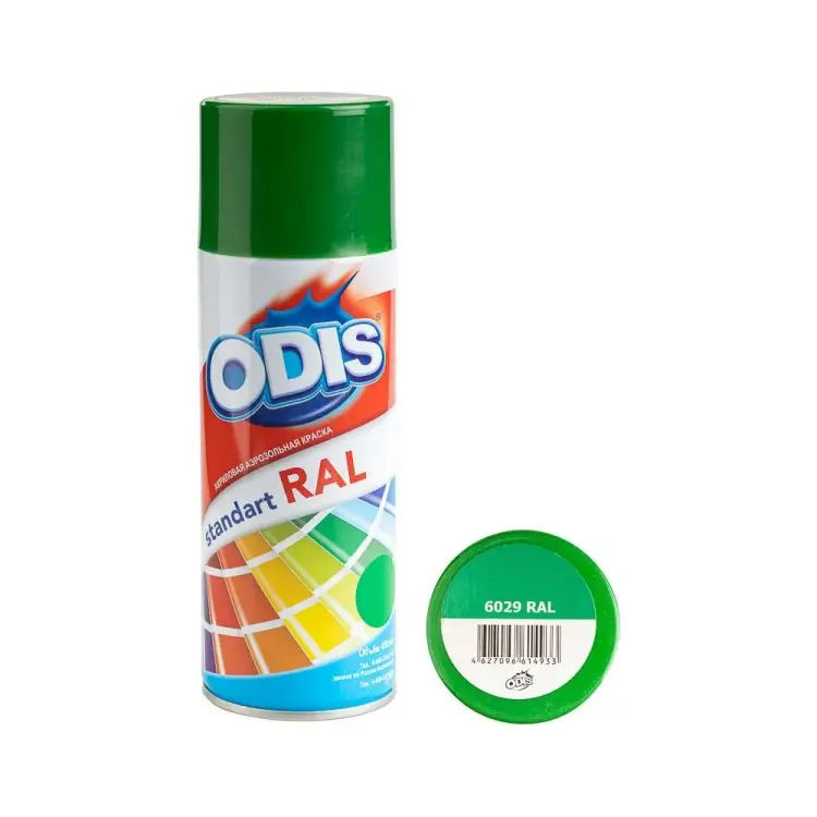 Краска-спрей ODIS standart 6029ral Краска-спрей ODIS standart 6029ral