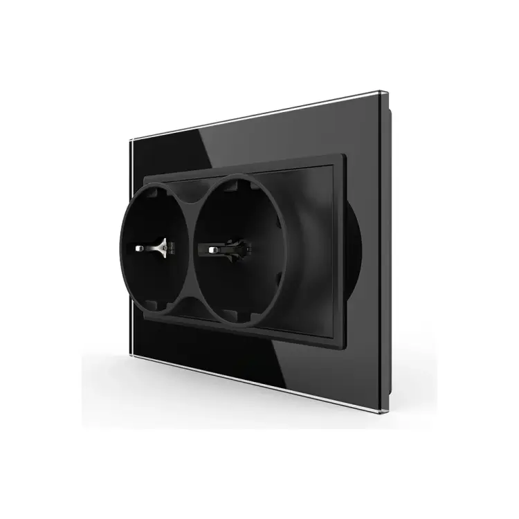 Электрическая двойная розетка LIVOLO VL-C7CTF16A.TF16A-BP