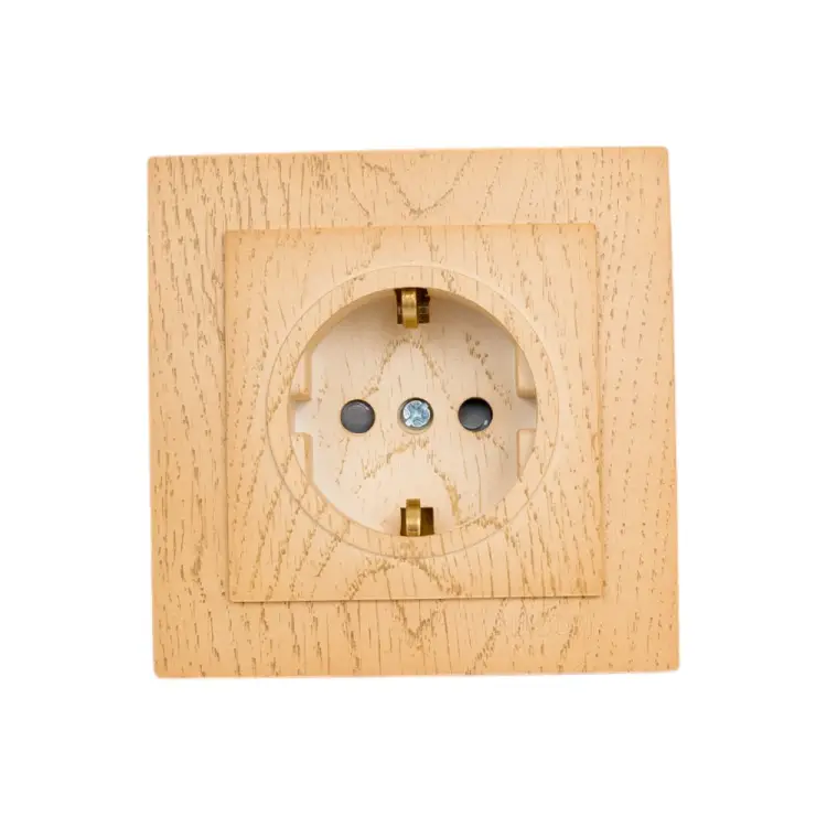 Одноместная розетка Nilson TOURAN WOOD 24281019