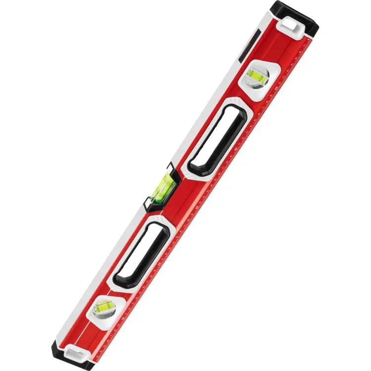 Алюминиевый магнитный фрезерованный уровень MATRIX 34731