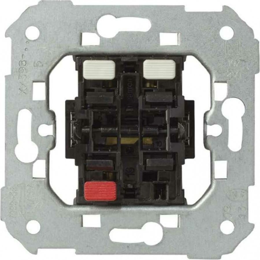 Двухклавишный выключатель Simon S82, S82N, S88, S82 Detail