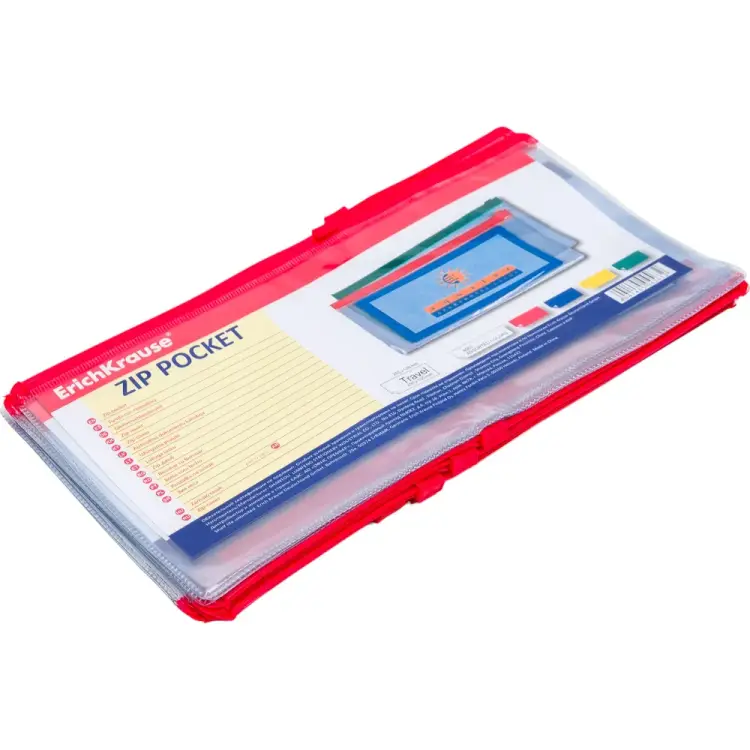 Zip пакет ErichKrause PVC Zip Pocket, Travel 4563
