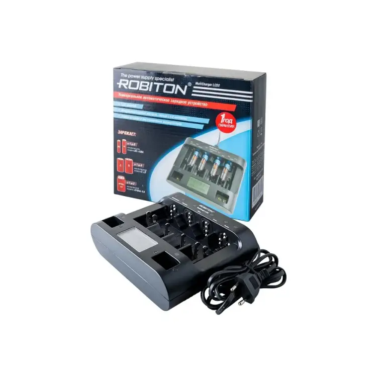 Зарядное устройство Robiton MultiCharger LCD2 18258