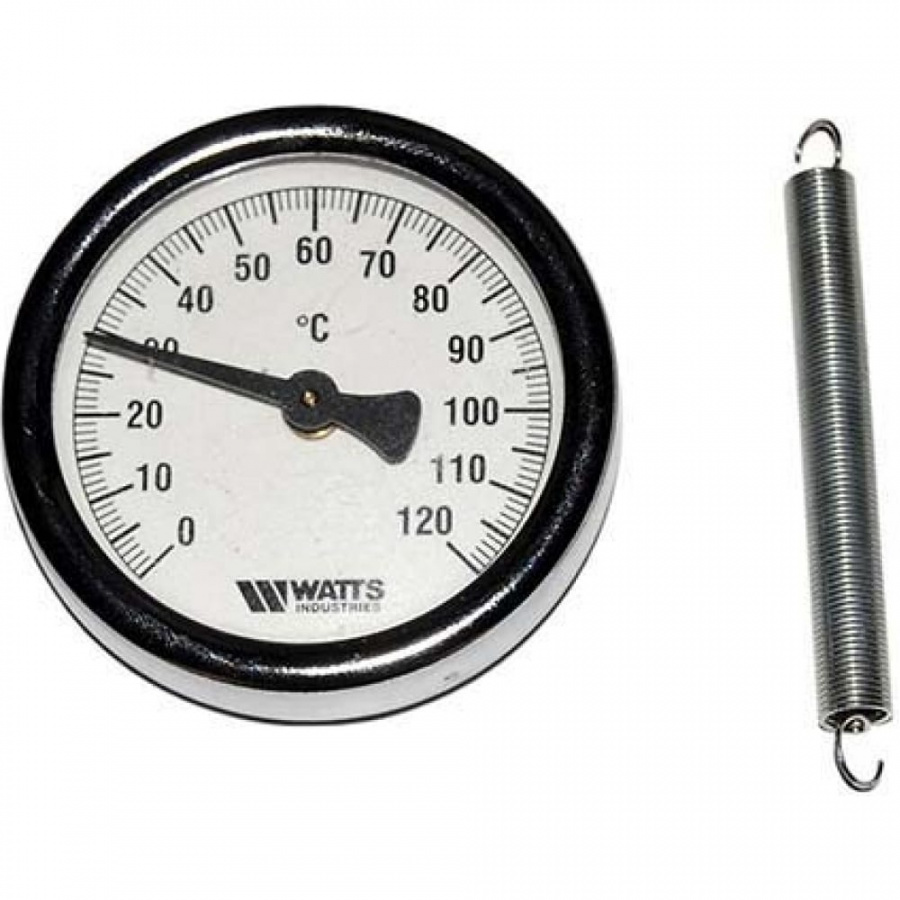 Биметаллический накладной термометр Watts F+R810 TCM