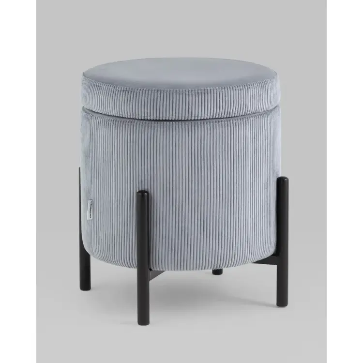 Пуф Стул Груп Дали велюр серый AV 482-V994/V12-08 Пуф Стул Груп Дали велюр серый AV 482-V994/V12-08